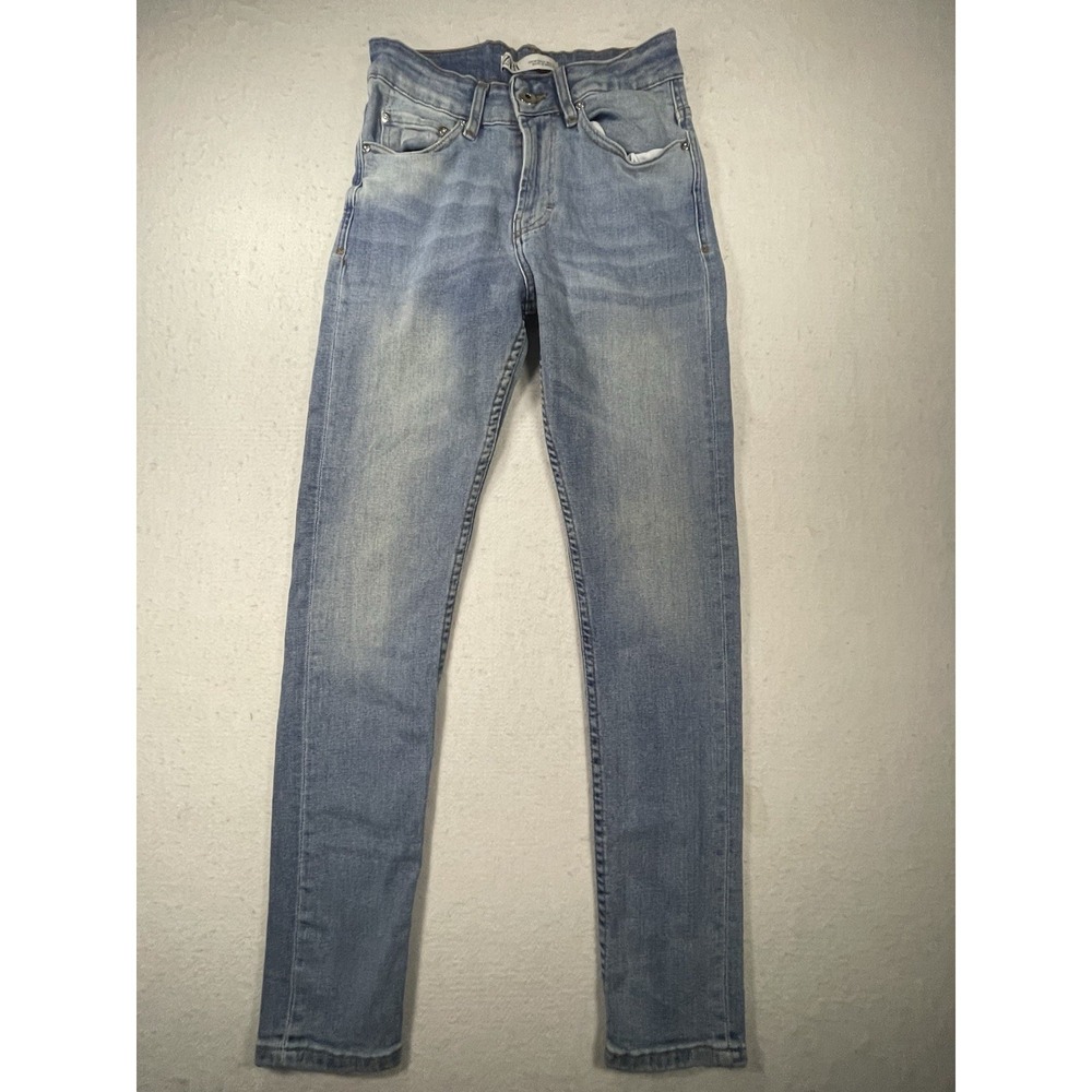 Zara‎ Womens Slim Skinny Jeans Light Blue Wash Size 24x28